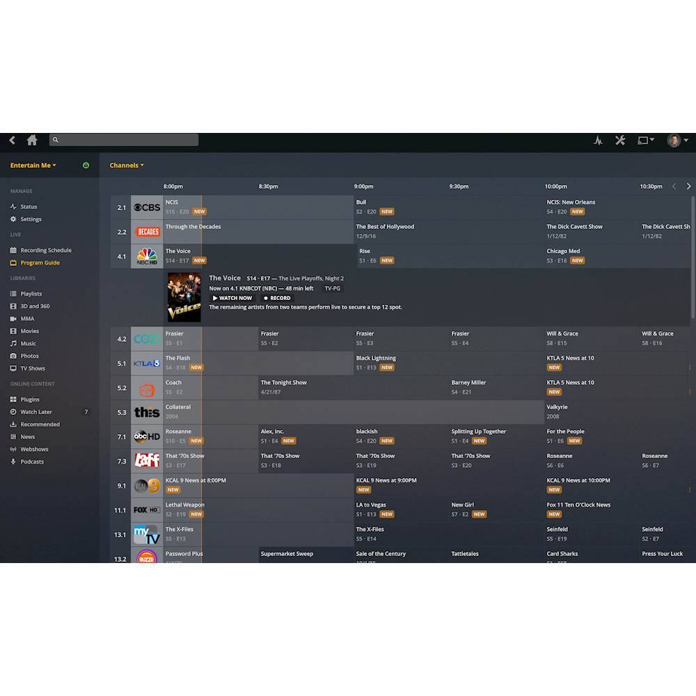 Alt View 14. Plex - 6-Months Plex Live TV and DVR Software Access Subscription.
