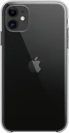 Front. Apple - iPhone 11 Clear Case.