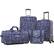 Front. American Tourister - 21"/25" Luggage Set (4-Piece) - Blue Floral.