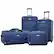 Front. American Tourister - 21"/25" Luggage Set (4-Piece) - Navy.