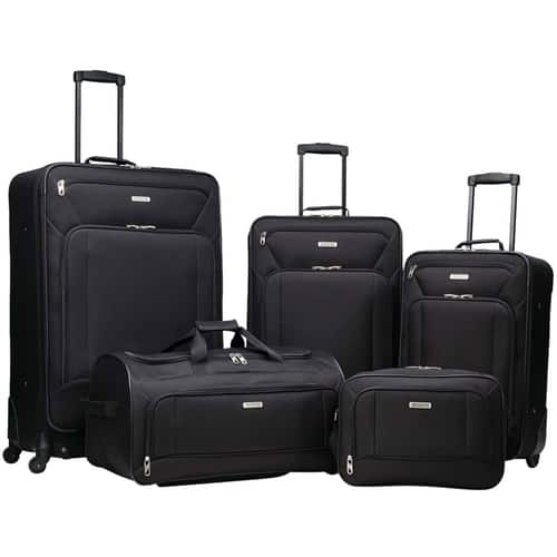 UPC 049845245665 product image for American Tourister - Fieldbrook XLT Luggage Set (5-Piece) - Black | upcitemdb.com