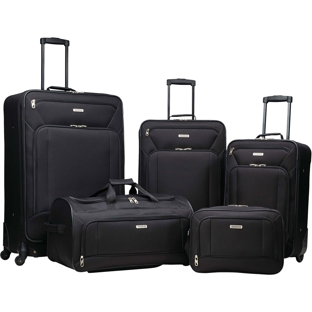 Best Buy: American Tourister Fieldbrook XLT Luggage Set (5-Piece) Black ...