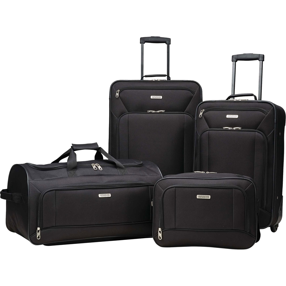 American Tourister - Fieldbrook XLT Luggage Set (4-Piece) - Black