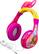 Left. eKids - Sunny Day Wired Over-the-Ear Headphones - Yellow/Red/Purple/Pink/Blue.