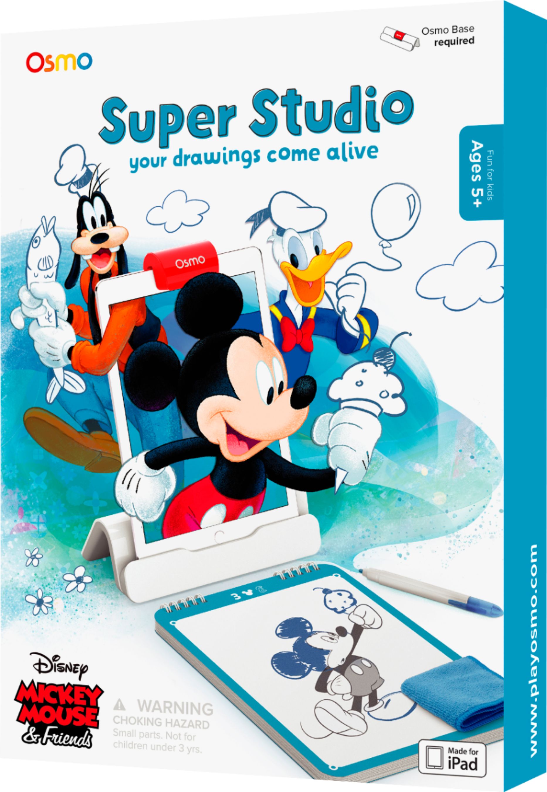 Left View: Osmo - Super Studio Disney Mickey Mouse & Friends Game