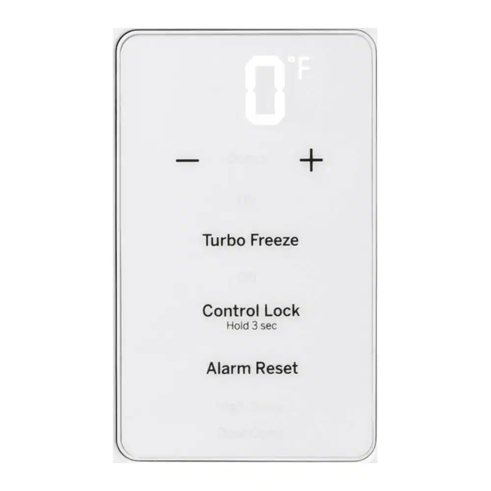 Alt View 11. GE - 14.1 Cu. Ft. Frost-Free Upright Freezer - White.