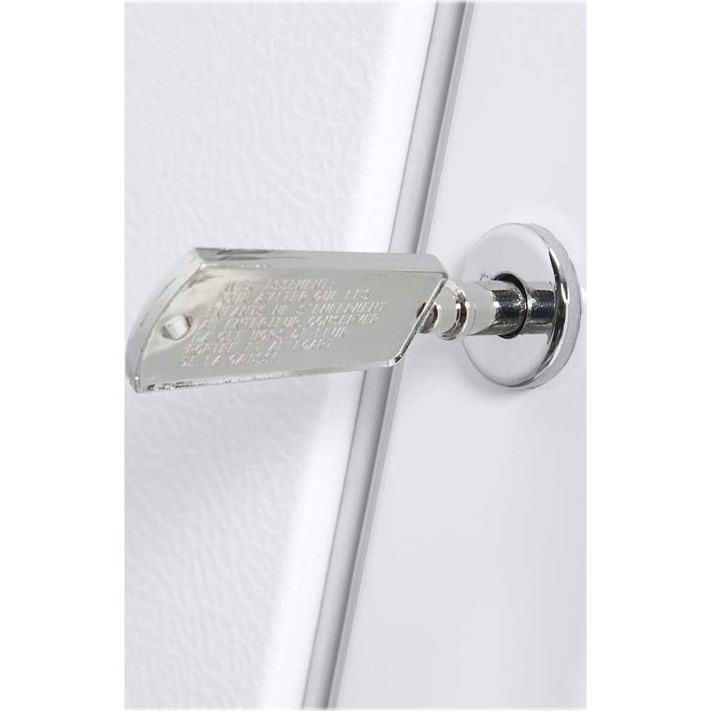 Alt View 11. GE - 17.3 Cu. Ft. Frost-Free Upright Freezer - White.