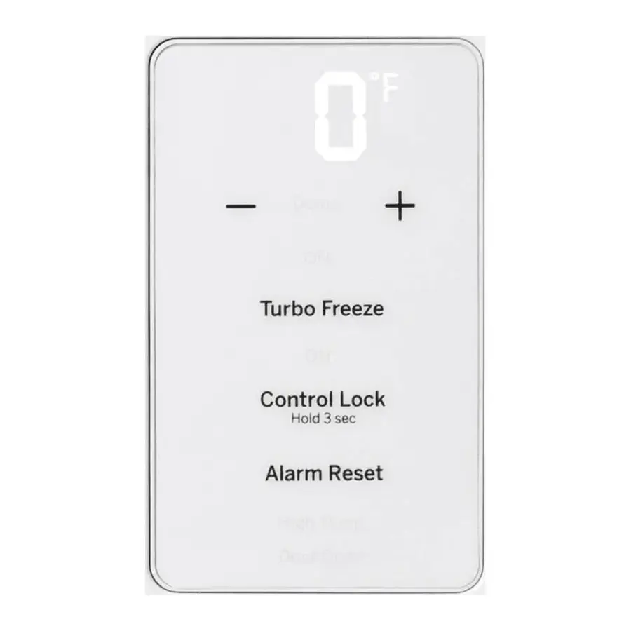 Alt View 12. GE - 17.3 Cu. Ft. Frost-Free Upright Freezer - White.