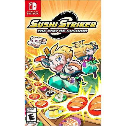 Front. Nintendo - Sushi Striker: The Way of Sushido. - E (Everyone)