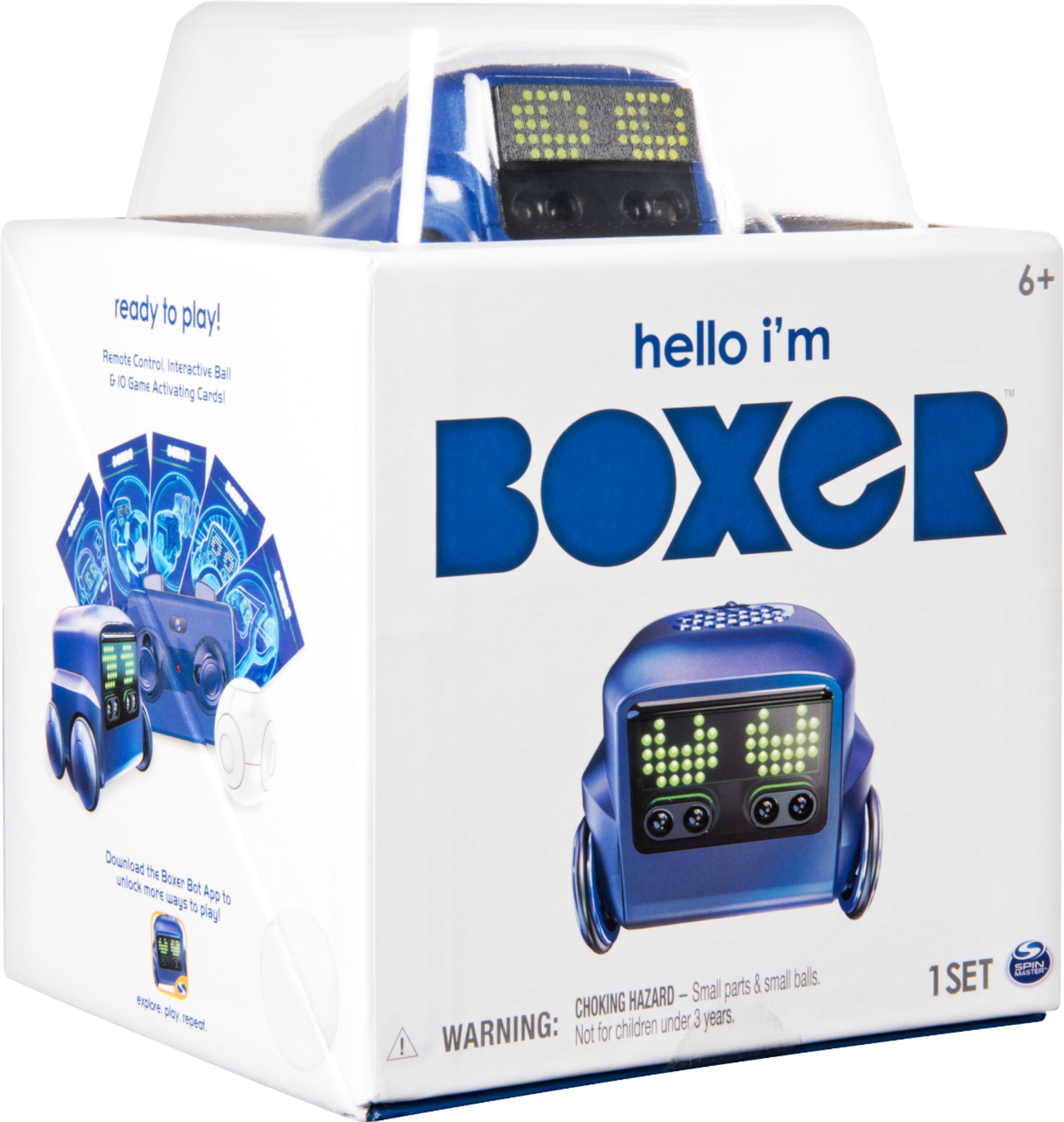 Robot Toy Kids Children Blue Personality Emotions Boxer 6045394 Interactive A.I 
