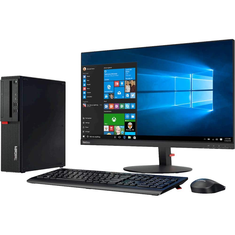 Best Buy: Lenovo ThinkCentre Desktop Intel Core i5 8GB Memory 256GB ...