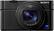 Front. Sony - Cyber-shot RX100 VI 21.0-Megapixel Digital Camera - Black.