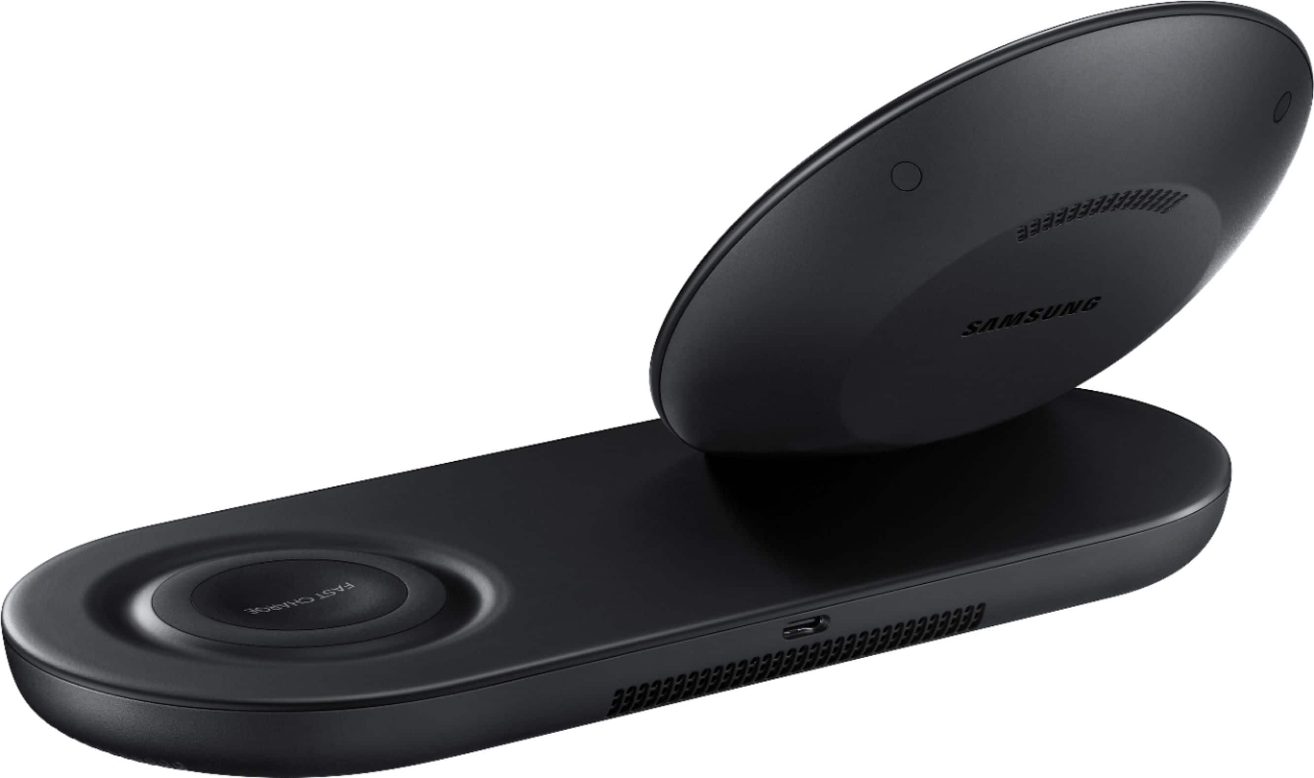 Alt View 16. Samsung - 7.5W Wireless Charger Duo - Black.