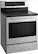 Angle. LG - 6.3 Cu. Ft. Freestanding Electric True Convection Range with EasyClean and SmartDiagnosis - Stainless Steel.