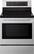 Front. LG - 6.3 Cu. Ft. Freestanding Electric True Convection Range with EasyClean and SmartDiagnosis - Stainless Steel.
