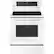 Front. LG - 6.3 Cu. Ft. Self-Cleaning Freestanding Electric Convection Range - Smooth White.
