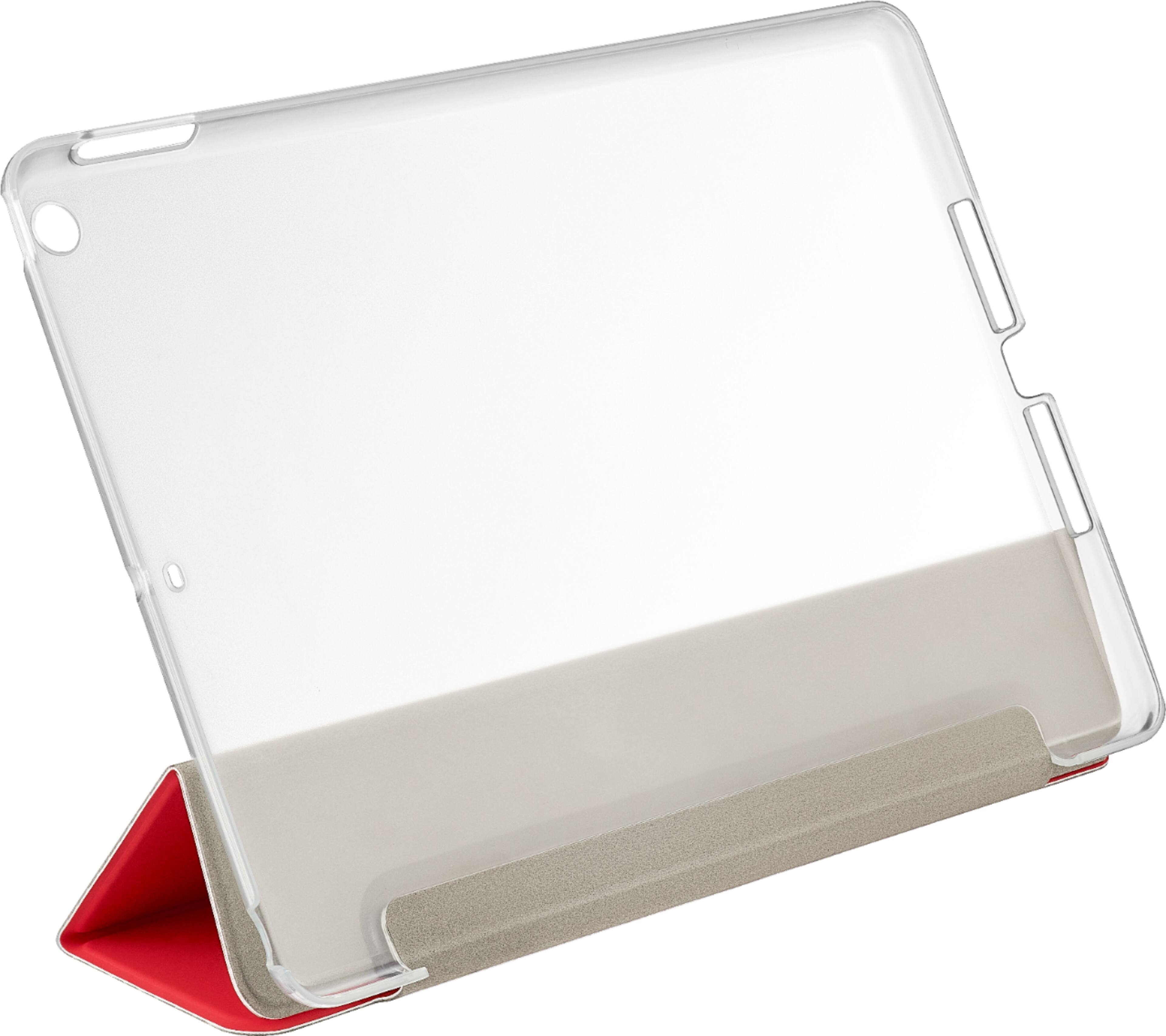 Alt View 13. Dynex™ - Folio Case Protective Case for Apple® 9.7" iPad® 5th gen. and 6th gen. - Red/Clear.