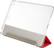 Left. Dynex™ - Folio Case Protective Case for Apple® 9.7" iPad® 5th gen. and 6th gen. - Red/Clear.