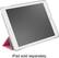 Angle. Dynex™ - Folio Case Protective Case for Apple® 9.7" iPad® 5th gen. and 6th gen. - Pink/Clear.