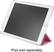 Alt View 12. Dynex™ - Folio Case Protective Case for Apple® 9.7" iPad® 5th gen. and 6th gen. - Pink/Clear.