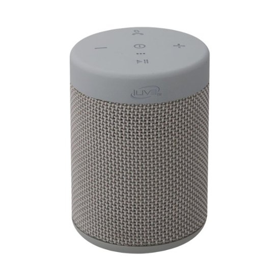 iLive - ISBW108 Portable Bluetooth Speaker - Gray - Front_Zoom