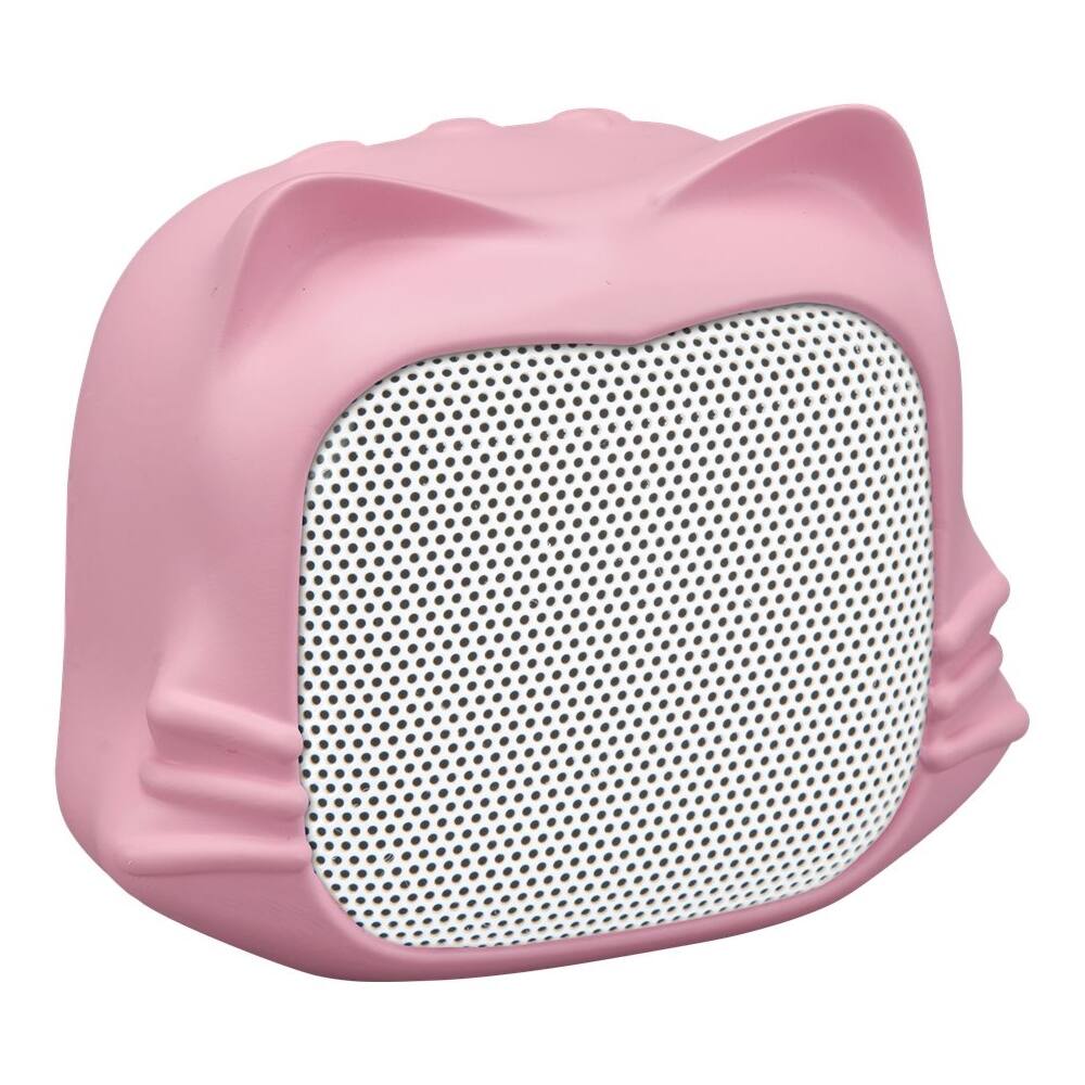 Left. iLive - Wild Tailz Portable Bluetooth Speaker - Pink.