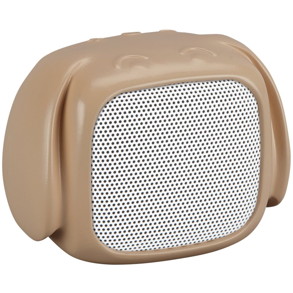 Left View: iLive - Wild Tailz Portable Bluetooth Speaker - Tan