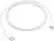 Front. Apple - 3.3' USB Type C-to-Lightning Charging Cable - White.