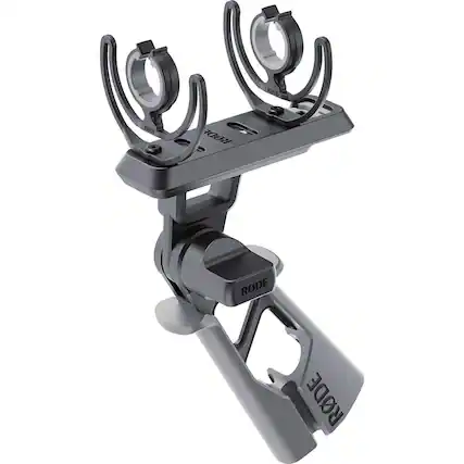 Front. RODE - Pistol Grip Shock Mount - Black.