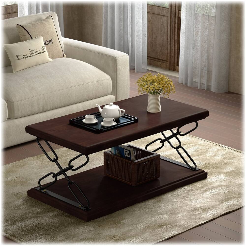 Left View: Noble House - Bremer Coffee Table - Clear