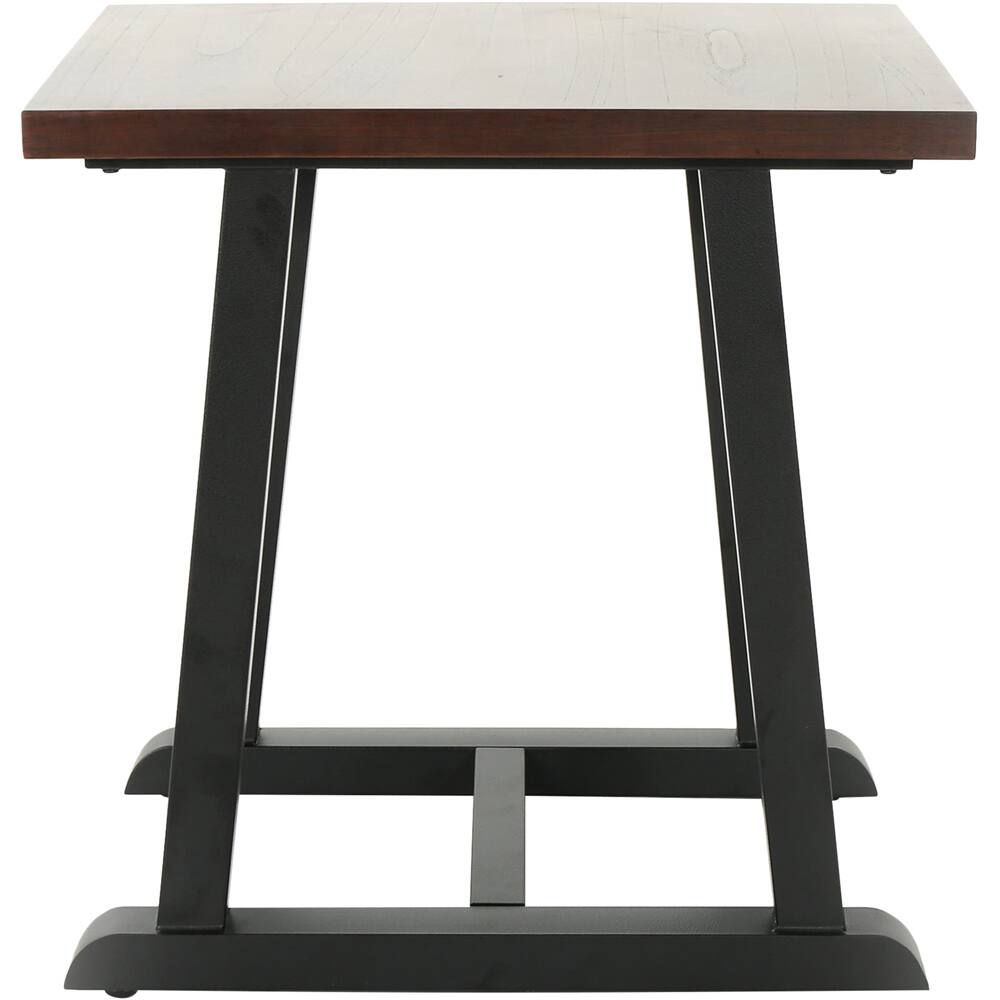 Angle View: Noble House - Sumner Accent Table - Dark Walnut