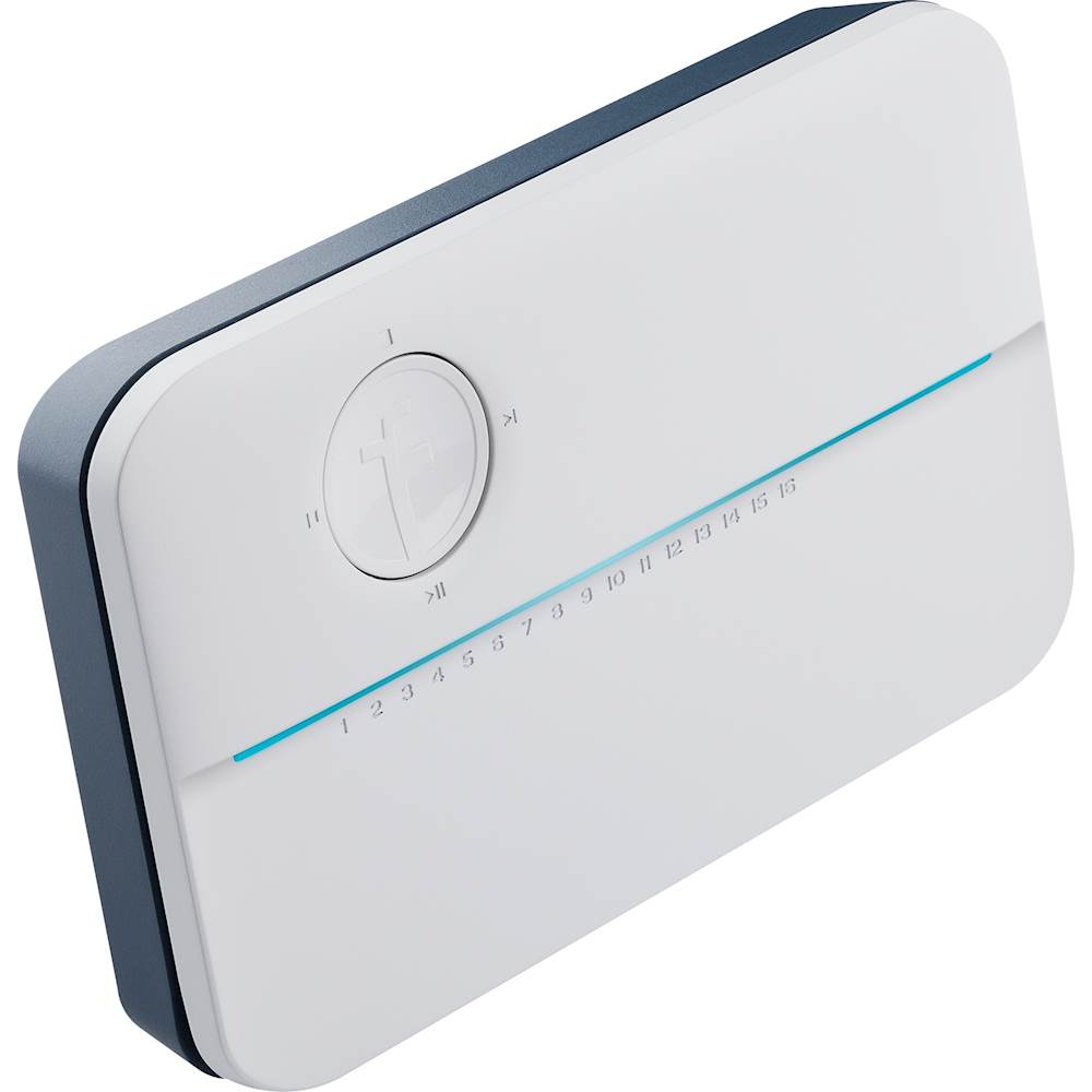 Angle View: Rachio - 8-zone 3rd Generation Smart Sprinkler Controller - White