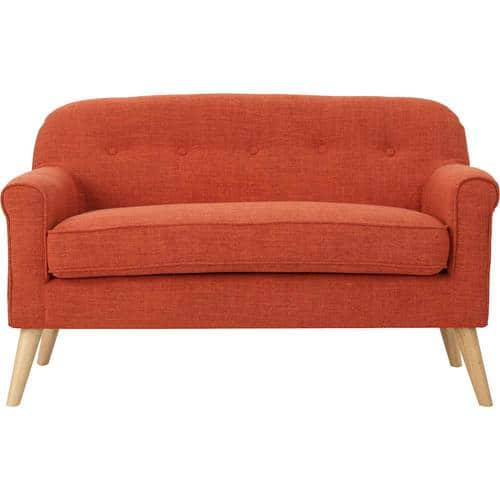 Noble House - Concordia Loveseat - Muted Orange