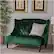 Alt View 15. Noble House - Prescott Tufted Wingback Loveseat - Emerald.