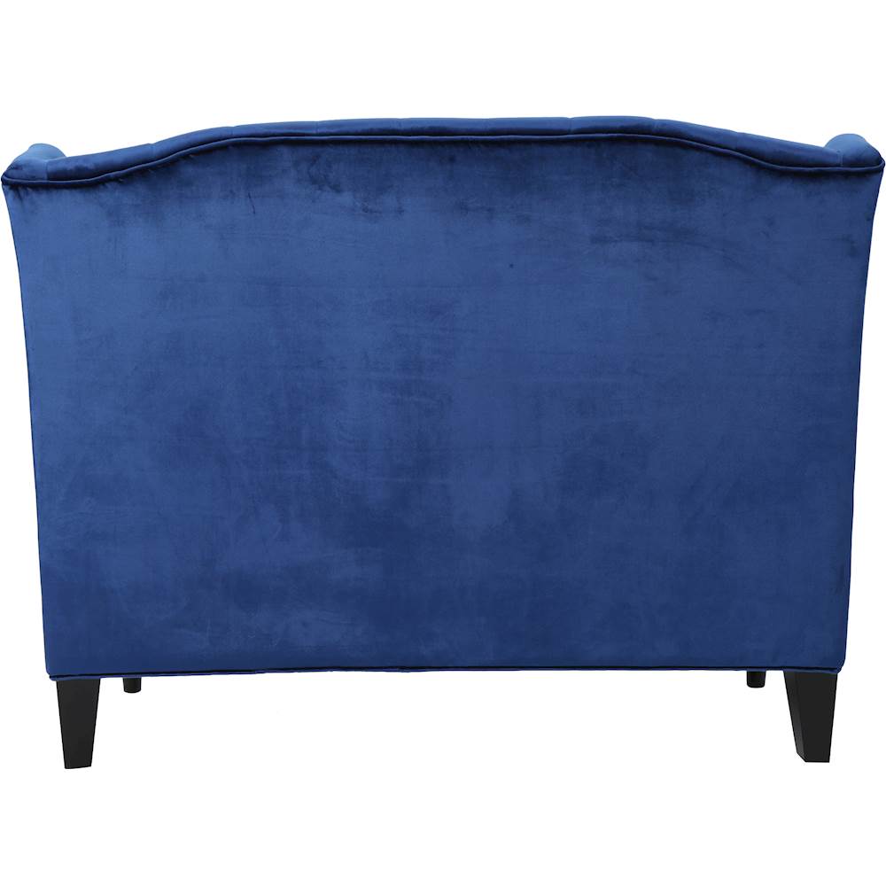 Best Buy: Noble House Holbrook Tufted Loveseat Navy 301395