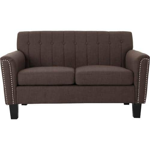 Noble House - Sheffield Loveseat - Dark Brown