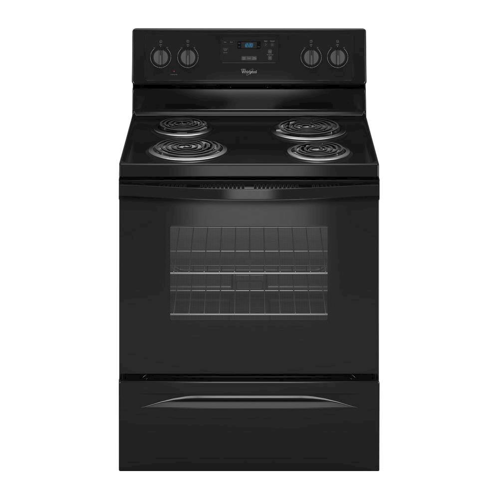 Front. Whirlpool - 4.8 Cu. Ft. Freestanding Electric Range.