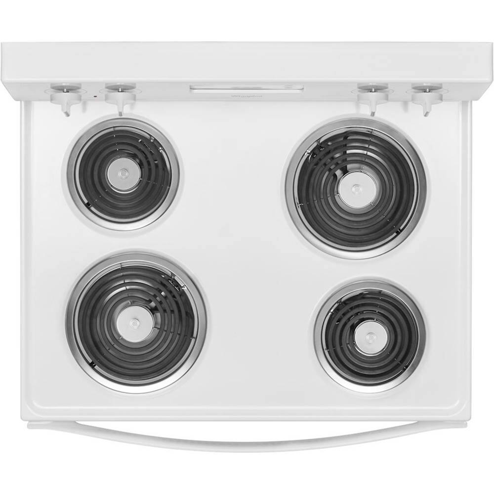 whirlpool 4.8 cu ft freestanding electric range white