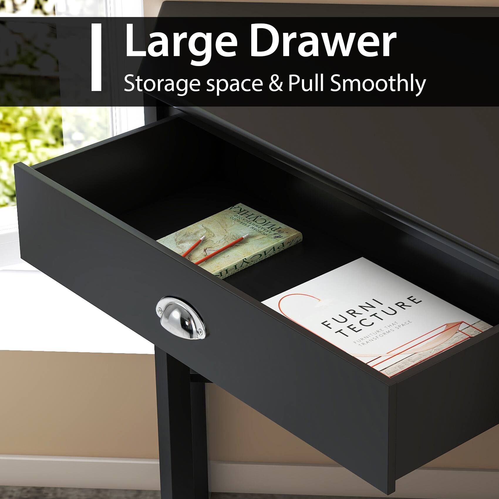 I Large Drawer Storage space & Pull Smoothly FURNI TECTURE FURNITURE THAT TRANSFORMS SPACE