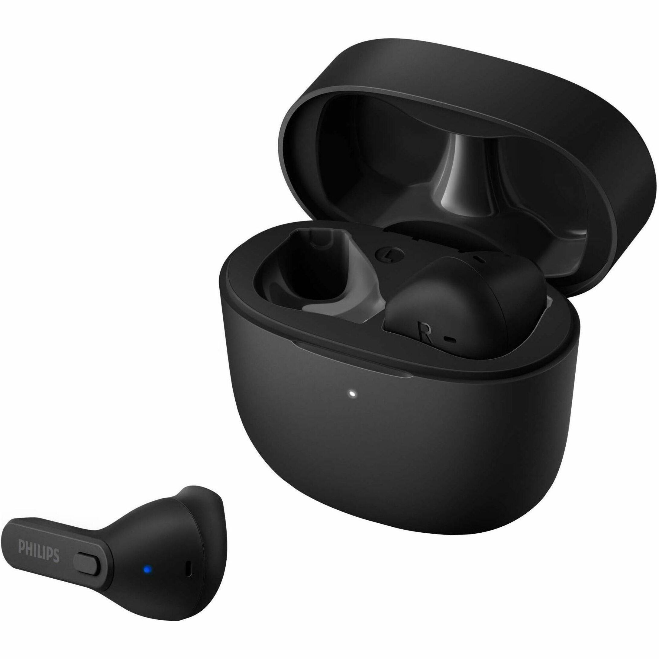 Alt View 18. Philips - TAT2236BK True Wireless Earbuds - Black.