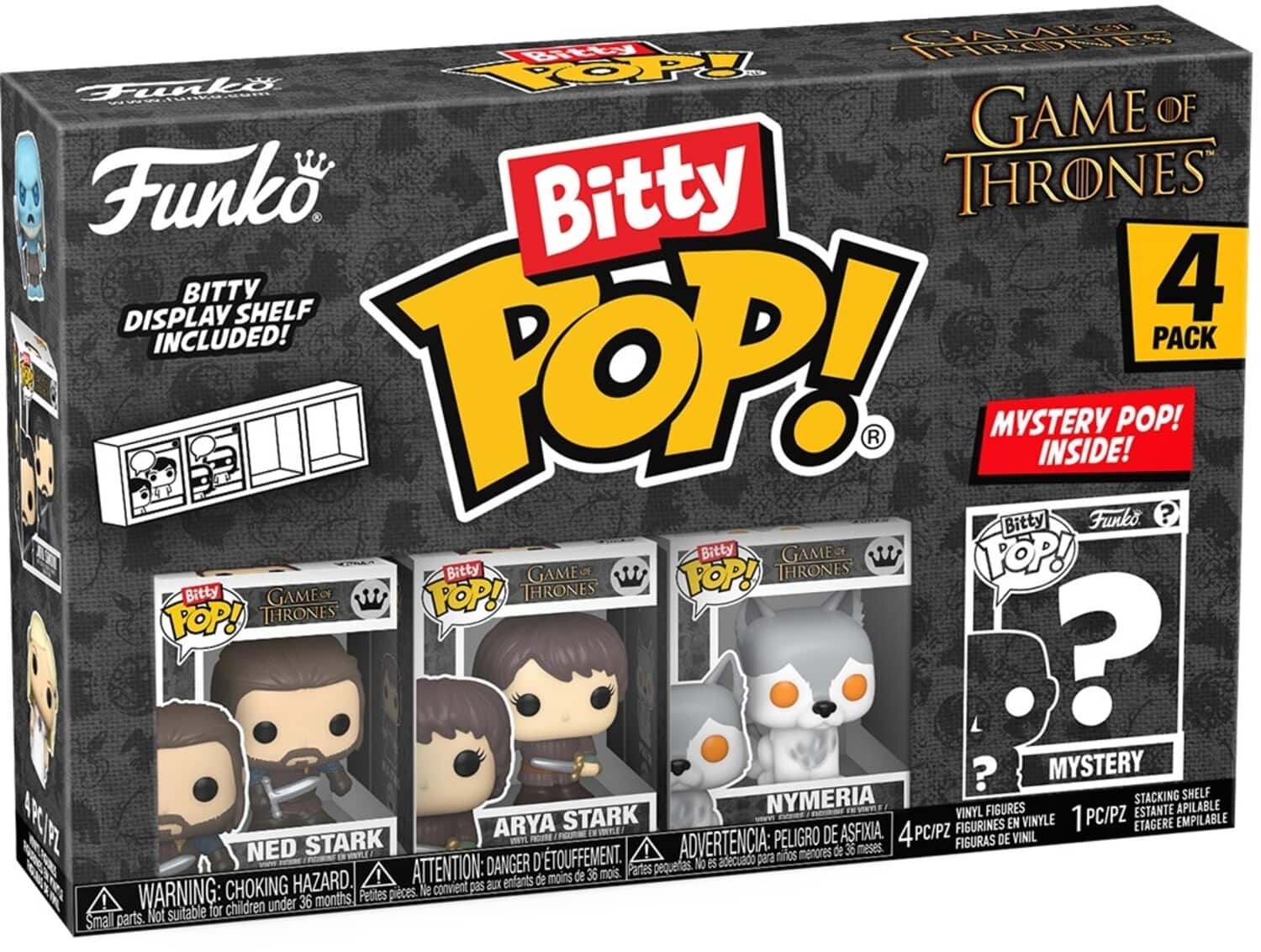FUNKO Bitty POP!: Game of Thrones - Ned Stark 4-Pack - COLLECTABLES - Multicolor