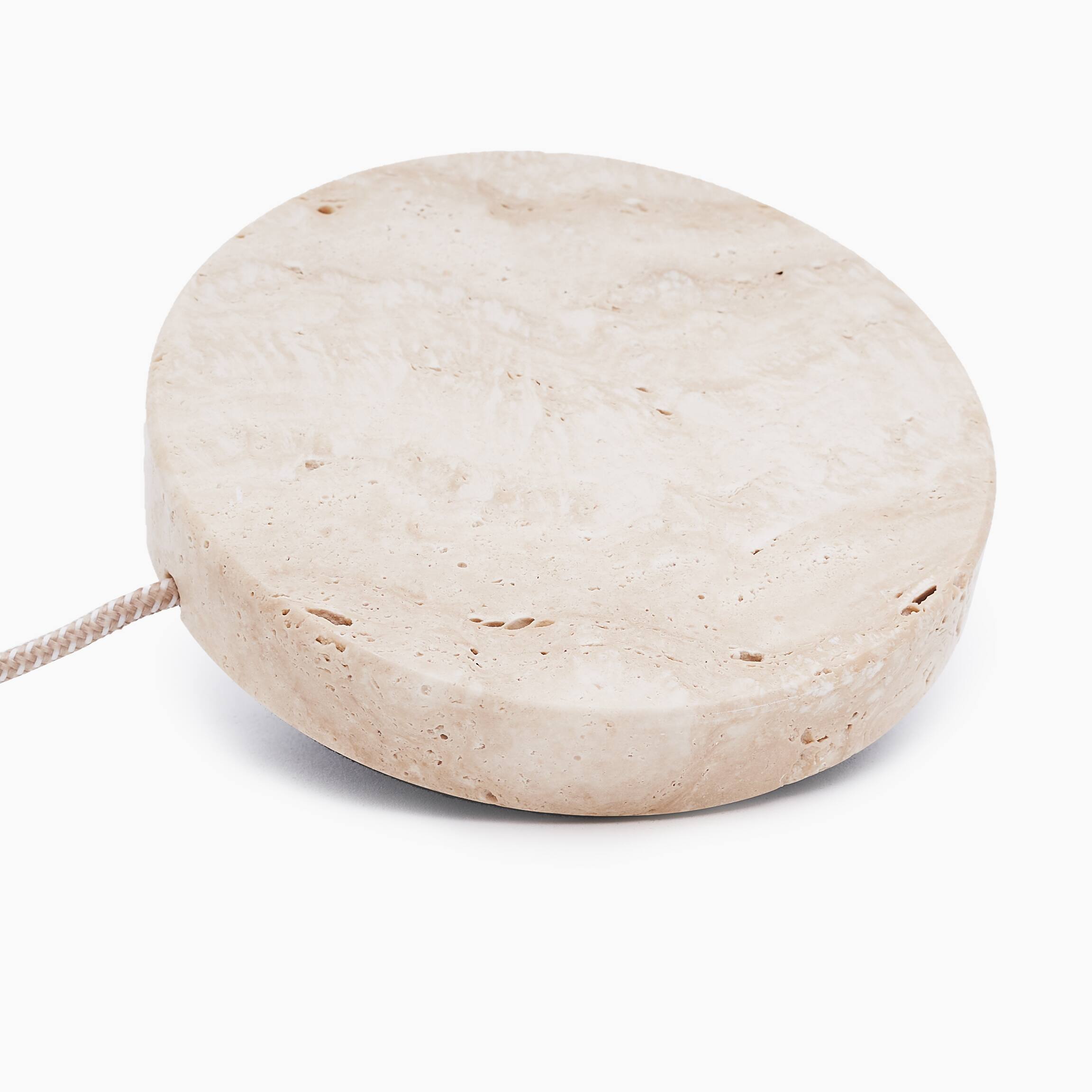 Alt View 11. Einova - Eggtronic Stone 10W Wireless Charging Pad for Qi-enabled Devices - Travertine.