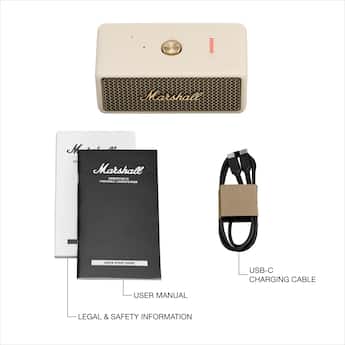 Marshall Emberton III Portable Bluetooth Speaker with Rugged Marshall Emberton III Portable Bluetooth Speaker with Rugged
