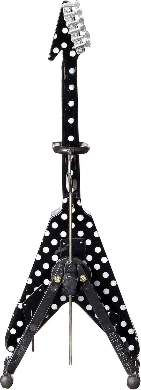 Alt View 2. Axe Heaven - Axe Heaven -Randy Rhoads - Randy Rhoads Harpoon Polka Dot V Mini Guitar Replica Collectible   - Collectibles - Multicolor.
