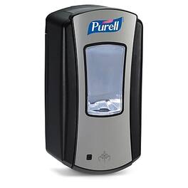 Purell - LTX 12 Automatic Wall Mounted Hand Sanitizer Dispenser - Chrome/Black