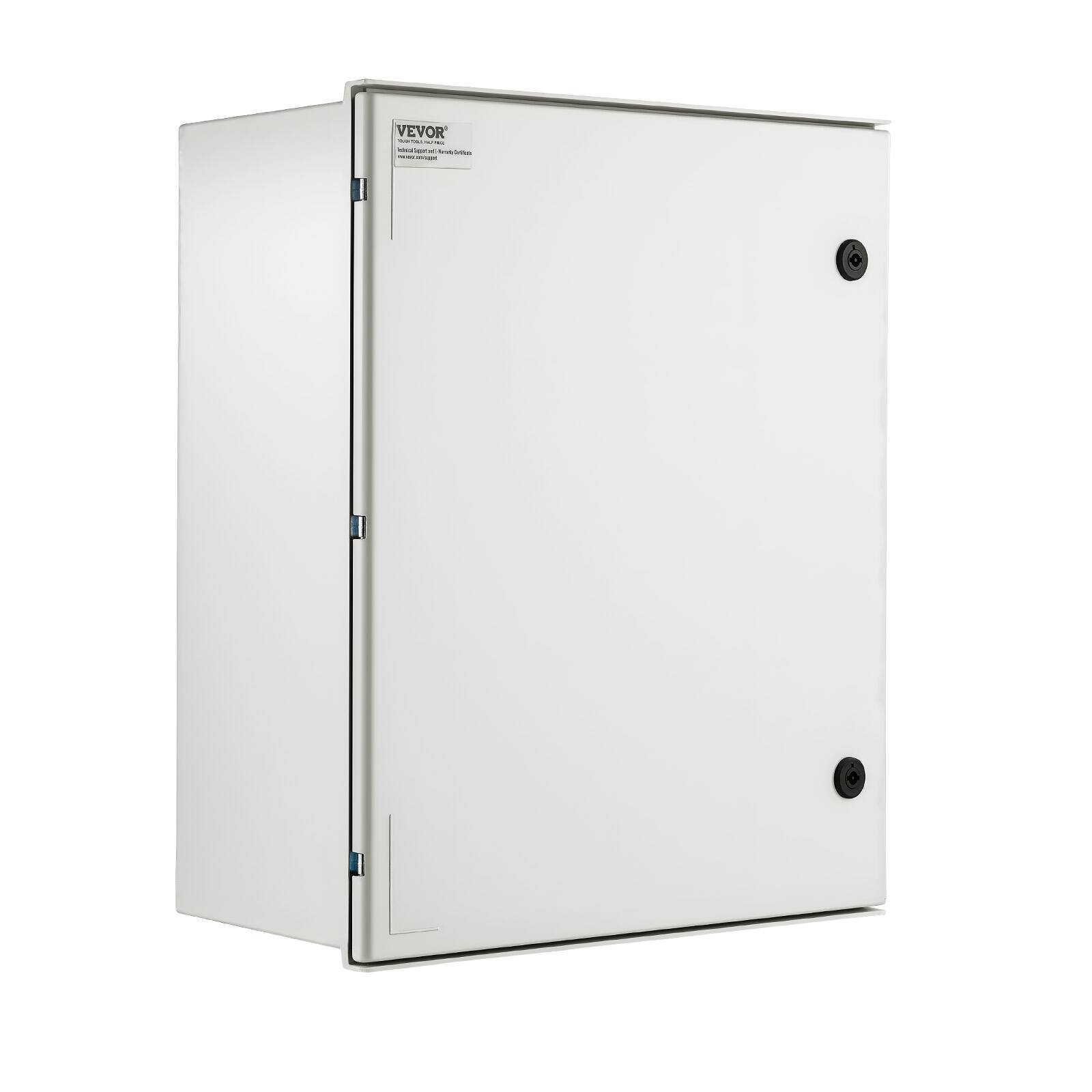Alt View 5. VEVOR - NEMA Steel Case, 24 x 20 x 9 in, NEMA 4X Fiberglass Electric Enclosure, IP66 Water & Dust Resistant,Suitable for Outdoor - Grey.