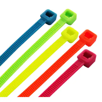 Front. Steel Grip - Steel Grip 8 in. L Assorted Cable Tie 100 pk.