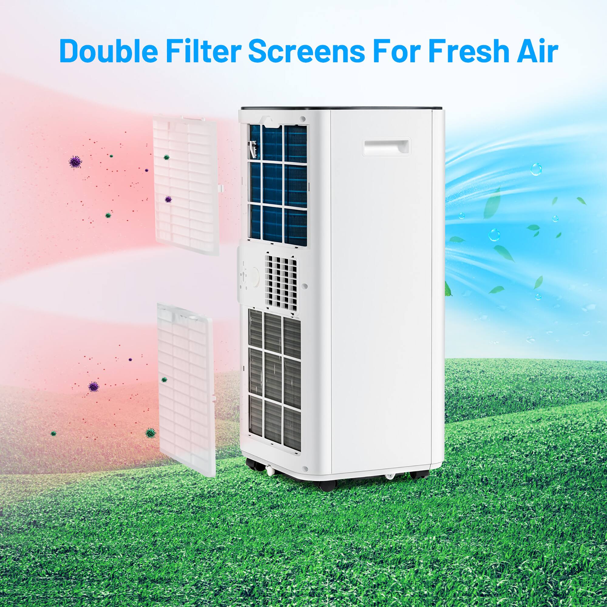 Double Filter Screens For Fresh Air