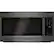 Front. Bosch - 800 Series 1.8 Cu. Ft. Convection Over-the-Range Microwave - Black stainless steel.