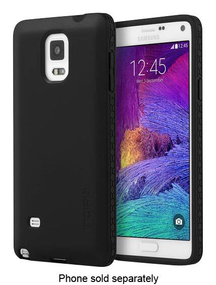 Front. Incipio - Octane Case for Samsung Galaxy Note 4 Cell Phones - Black.
